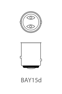 Product Λάμπες 12V 21/5W Διπολικές BAY15D Σετ 2 τεμ. 9705584 base image