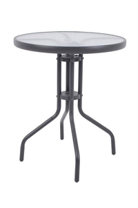 Product Τραπέζι Μεταλλικό Στρογγυλό Φ60 Γκρι Ankor 799213 base image