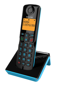 Product Τηλέφωνο Ασύρματο Μαύρο/Μπλε Alcatel S280 base image