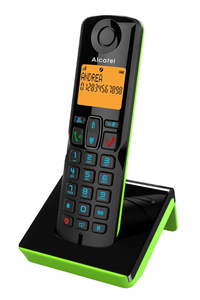 Product Τηλέφωνο Ασύρματο Μαύρο/Πράσινο Alcatel S280 base image