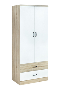 Product 2 Door & 2 Drawer Closet 80x52x190cm Ankor 825875 base image