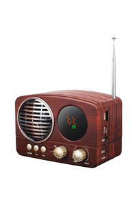 Product Portable Retro FM/AM Radio With USB Port, Bluetooth and MicroSD Port CMiK MK-616BT base image