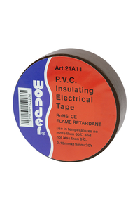 Product P.V.C. Insulating Electrical Tape 19mmX10.13mmX18.3m Brown Wonder 21A11 base image