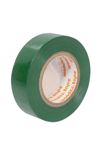 Product P.V.C. Insulating Electrical Tape 19mmX10.13mmX18.3m Green Wonder 21A11 base image