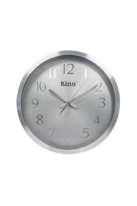 Product Ρολόι Τοίχου Ασημί Γκρι King O1673002 base image