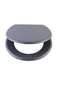 Product MDF Toilet Seat Cover Grey Ashley Housewares BB-TS506 base image