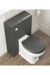 Product MDF Toilet Seat Cover Grey Ashley Housewares BB-TS506 base image