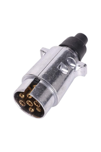 Product 12V 7-Pin Large Round Plug Aluminium Neilsen CT5588 base image