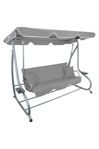 Product Garden Swing - Bed 3-Seat Grey 210x120x170cm KRE9771 base image