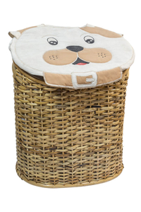 Product Oval Wicker Storage Basket "Dog" 41623 base image