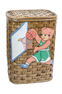 Product Wicker Storage Basket "Teddy bears/Basketball" 41790 base image