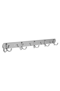 Product 5 Double Hook Stainless Steel Wall Hanger 115.01.5 base image