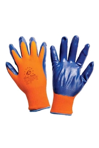 Product Γάντια Πλεκτά Νιτριλίου Πορτοκαλί/Μπλε Overtech base image