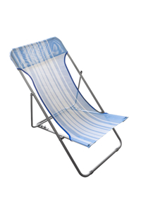 Product Blue Striped Folding Beach Chair For Children S1622044 base image