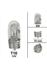 Product Λάμπες Αυτοκινήτου T10 12V 5W Σετ 2 τεμ. Benson 007350 base image