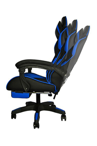 Product Gaming Office Chair With Footrest Black/Blue Dunmoon 00008978 base image