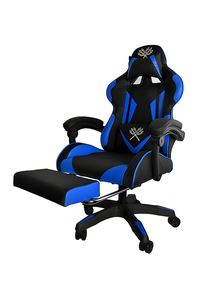 Product Gaming Office Chair With Footrest Black/Blue Dunmoon 00008978 base image