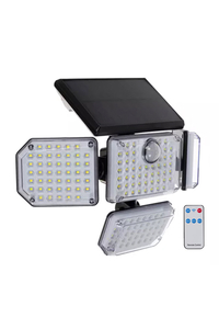 Product Προβολέας Ηλιακός 181 LED Με Αισθητήρα Κίνησης & Τηλεκοντρόλ Izoxis 00020224 base image