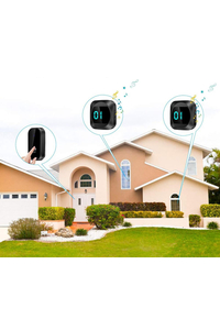 Product Wireless Doorbell With Thermometer Malatec 00021911 base image