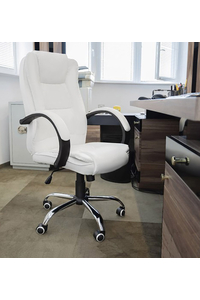 Product Office Chair White Malatec 00023240 base image