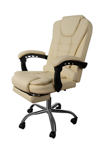 Product Office Chair With Footrest Ecru Malatec 00023287 base image