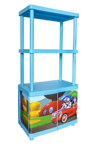 Product Plastic Cabinet With 2 Shelves Keter Capri Mickie base image