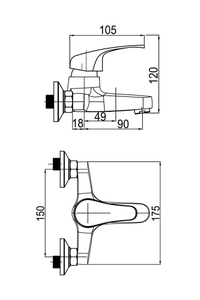 Product Μπαταρία Λουτρού Verona base image