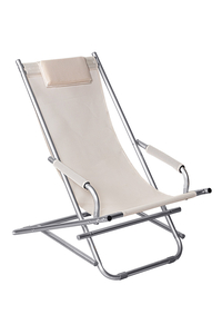 Product Καρέκλα Αλουμινίου Πτυσσόμενη Εκρού DC2015-W base image