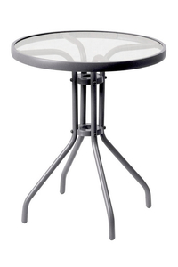Product Round Metallic Table Φ60cm Charcoal 186528 base image