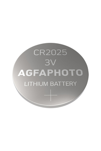 Product Lithium CR2025 3V Batteries 5 pcs AgfaPhoto base image