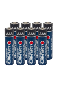 Product Alcaline AAA LR03 1.5V Batteries 8 pcs AgfaPhoto base image