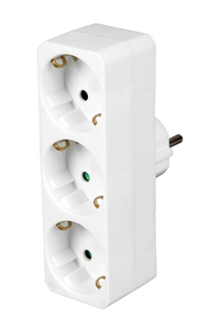 Product 3 Plug Adaptor Electra GB01/03B base image