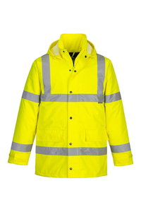 Product Yellow Fluorescent Traffic Jacket Portwest S460 Medium base image