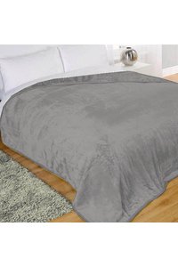 Product Κουβέρτα Fleece Βελούδο 150x220cm Γκρι base image