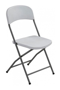 Product Καρέκλα Πτυσσόμενη Λευκή 48x44x83cm 19300 base image