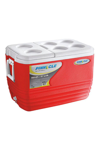 Product Cool Box 57Lt Red / White Pinnacle 31501 base image