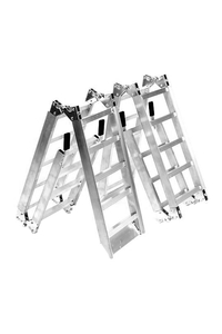 Product Aluminium Loading Folding Ramps 2 Pcs 199x30cm 9705837 base image