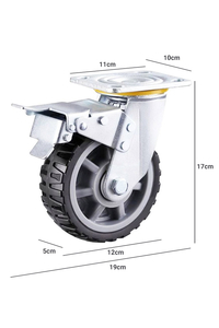 Product Heavy Duty Swivel Wheel 120mm With Break 01806 base image