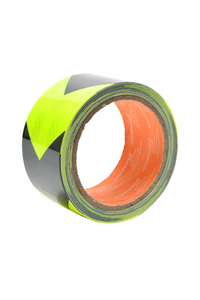 Product Self-Adhesive Reflective Tape Yellow Fluo - Black 50mmX5m Highpower HP-1395 base image