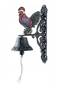 Product Garden Ornament Bell "Rooster" Greenboss 70518 base image